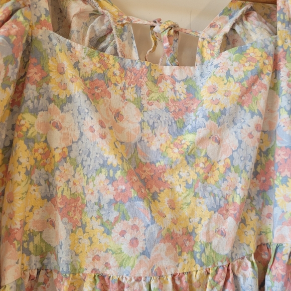 Jillian Harris x Joe Fresh Blushing Flower Black Tie Dress  2X - Picture 7 of 14